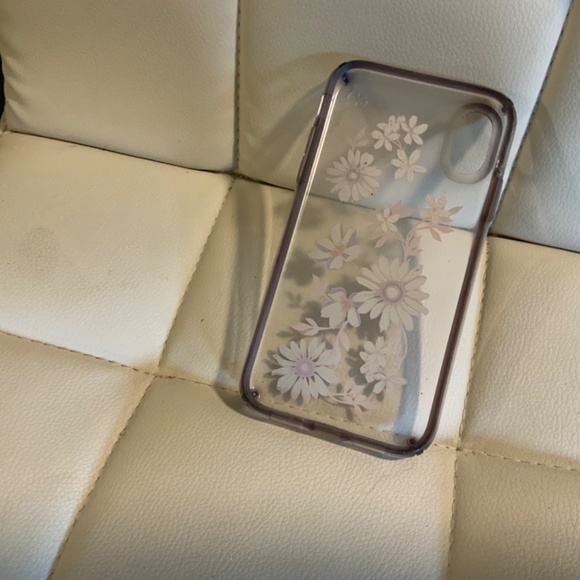 Iphone Speck Brand Clear Case with Flowers-Iphone XR - Picture 4 of 4